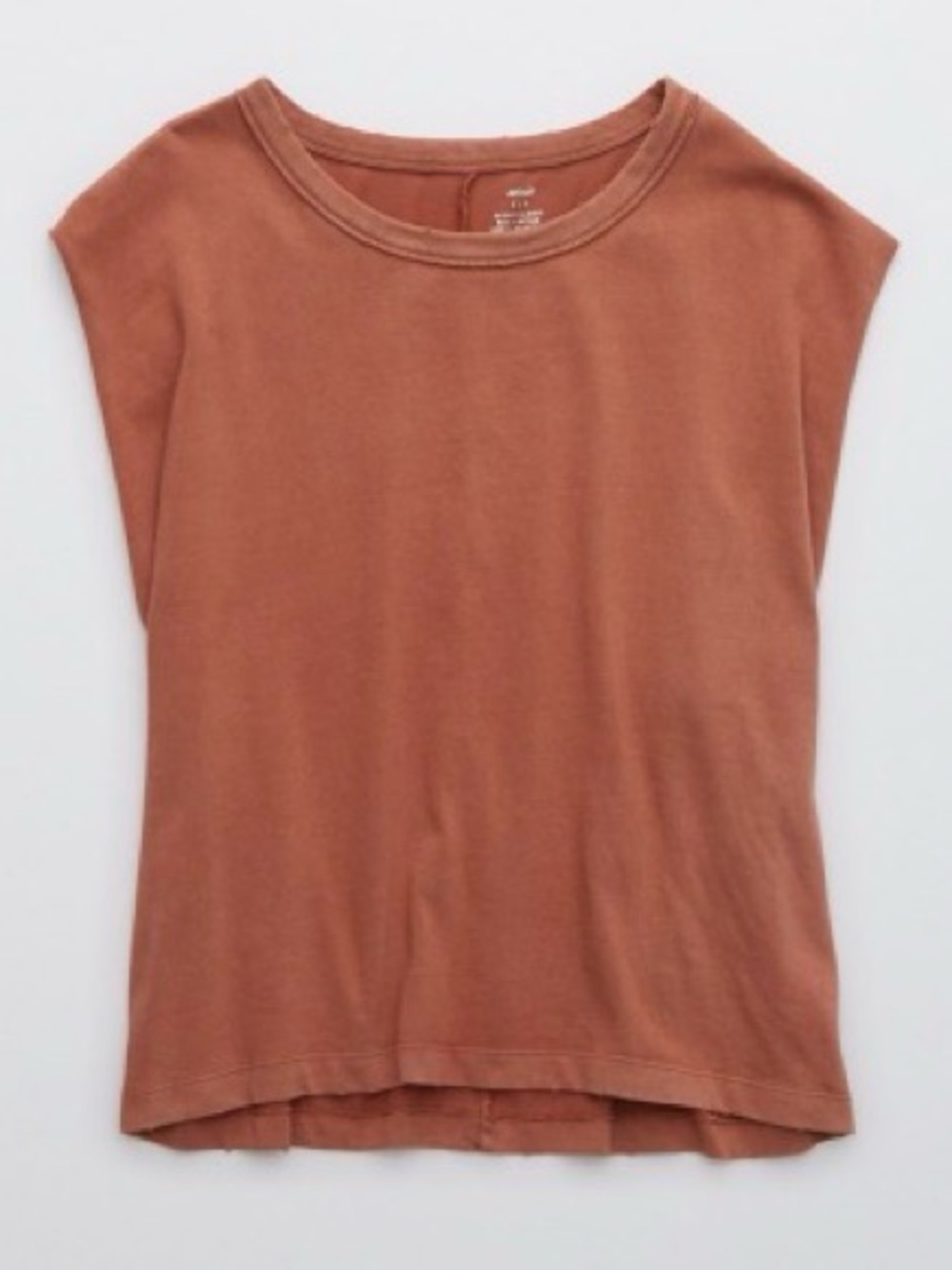 Aerie dolman Sleeveless oversized muscle t-Shirt - dusty pink